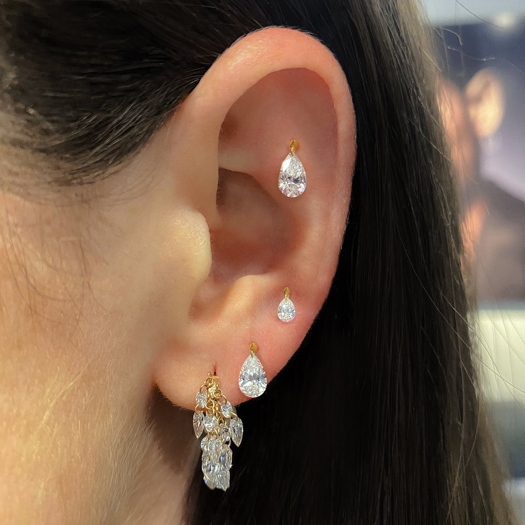 Try a floating ear piercing