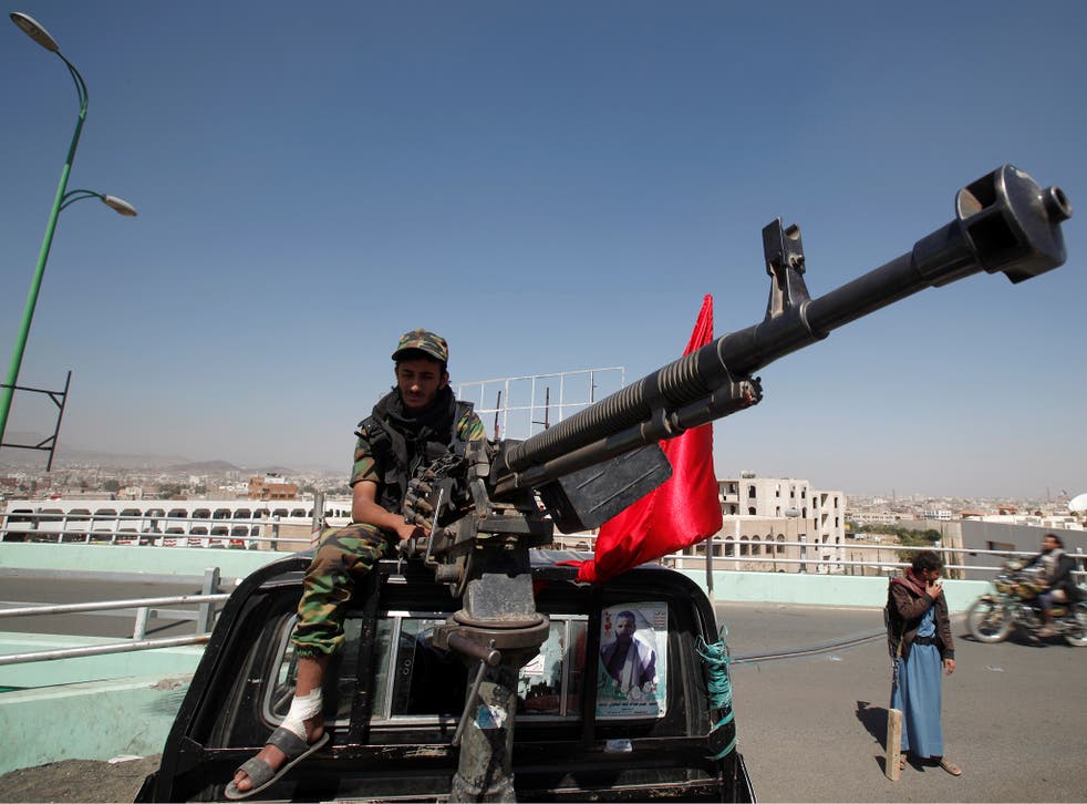 A Houthi militant in Sanaa, Yemen. (Reuters)