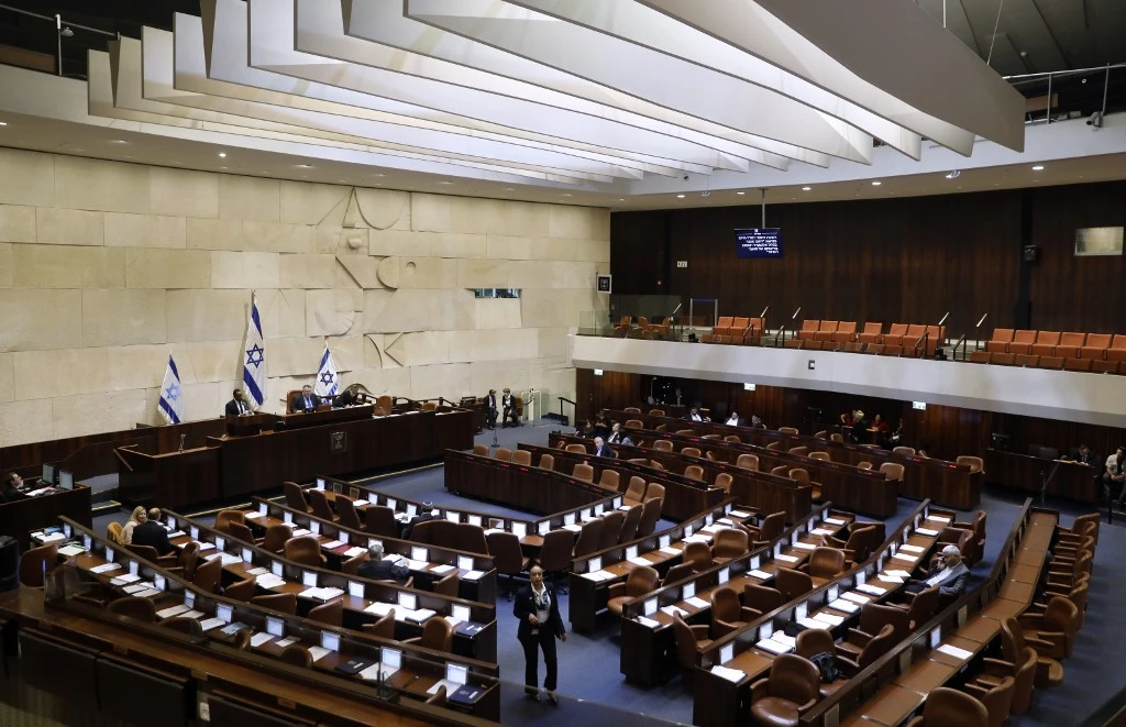 A general view of the Knesset in Jerusalem on December 11, 2019. (AFP)