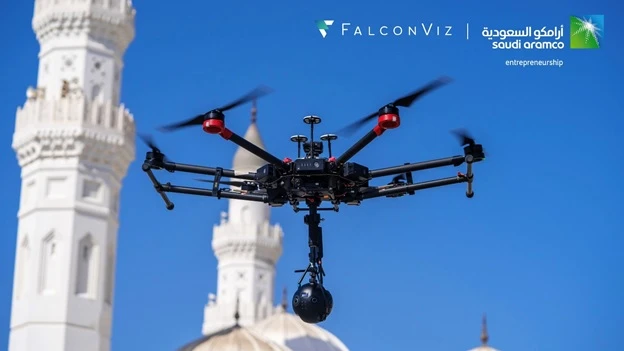 The firm, based at King Abdullah University of Science and Technology (KAUST), north of Jeddah, offers a range of drone services. (Supplied)
