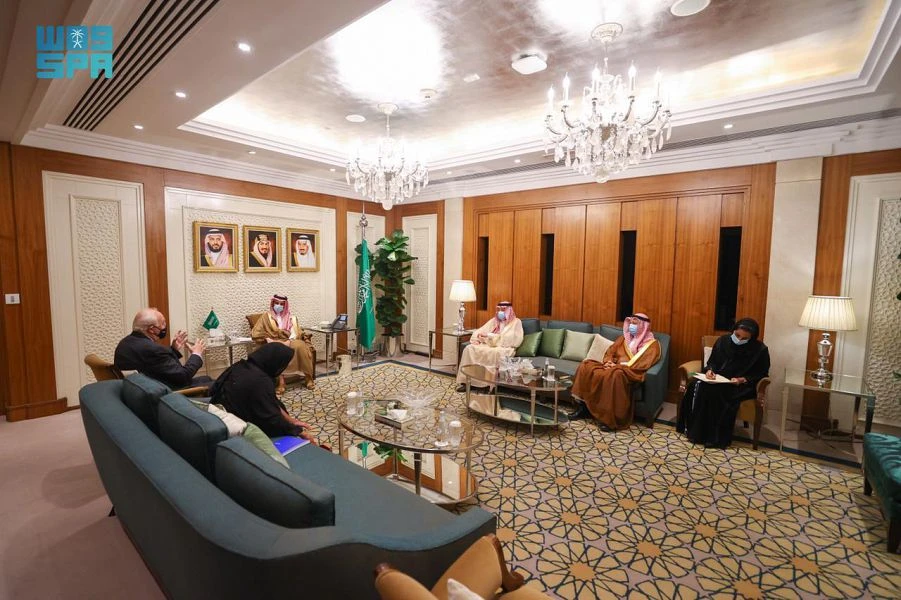 Saudi Arabia’s foreign minister holds talks UN High Representative for the Alliance of Civilizations