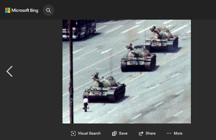Microsoft blames ‘error’ for no matching Bing images of Tiananmen ‘tank man’