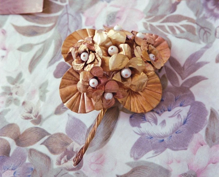 The collection of brooches is titled “Flower of Glory.” Instagram