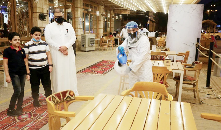 Saudi authorities have imposed strict regulations to check the spread of the coronavirus disease in the Kingdom. (Reuters)