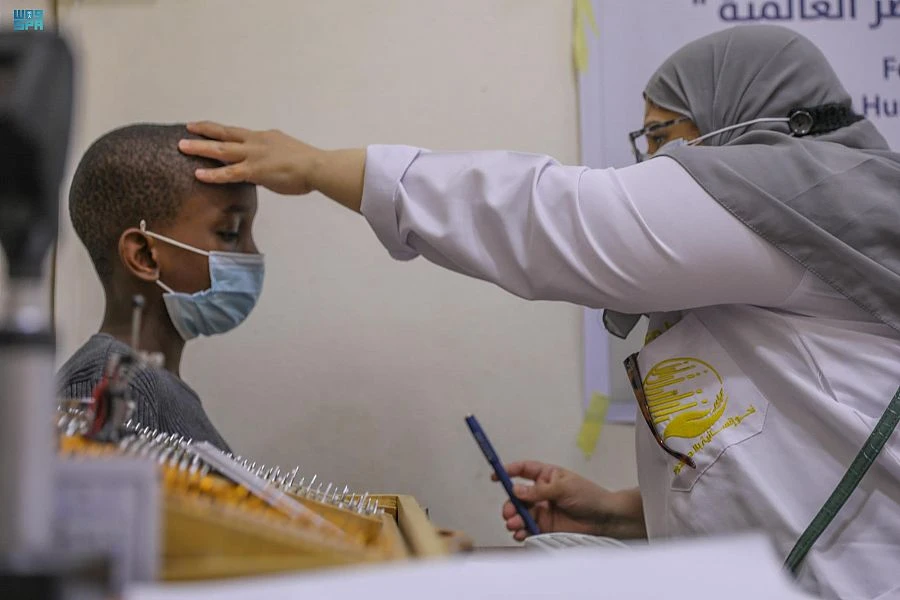 The campaign will run until June 13 Nigeria and aims to assist poor families tunable to cover the costs of eye treatment. (AFP)