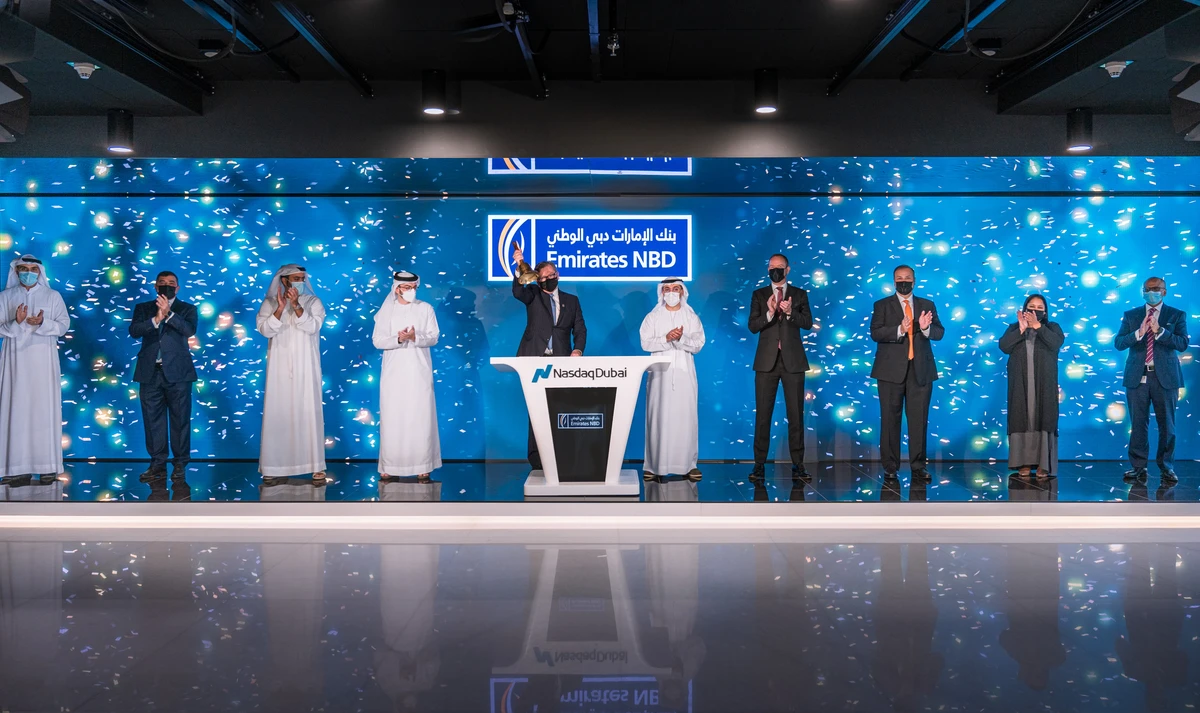 Emirates NBD rings Nasdaq Dubai’s bell to celebrate $750m bond listing