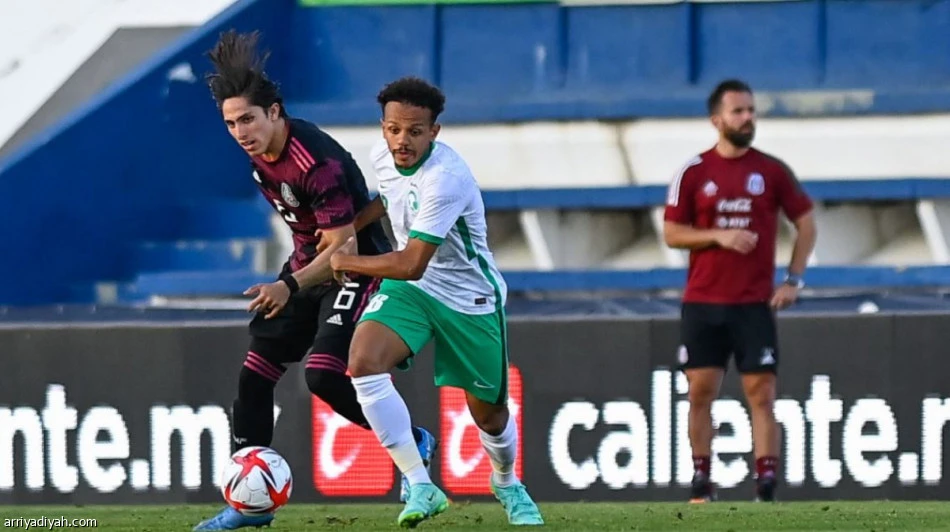 Action from Saudi's U-23 match against Mexico in preparation for Tokyo 2020. (Arriyadiyah)