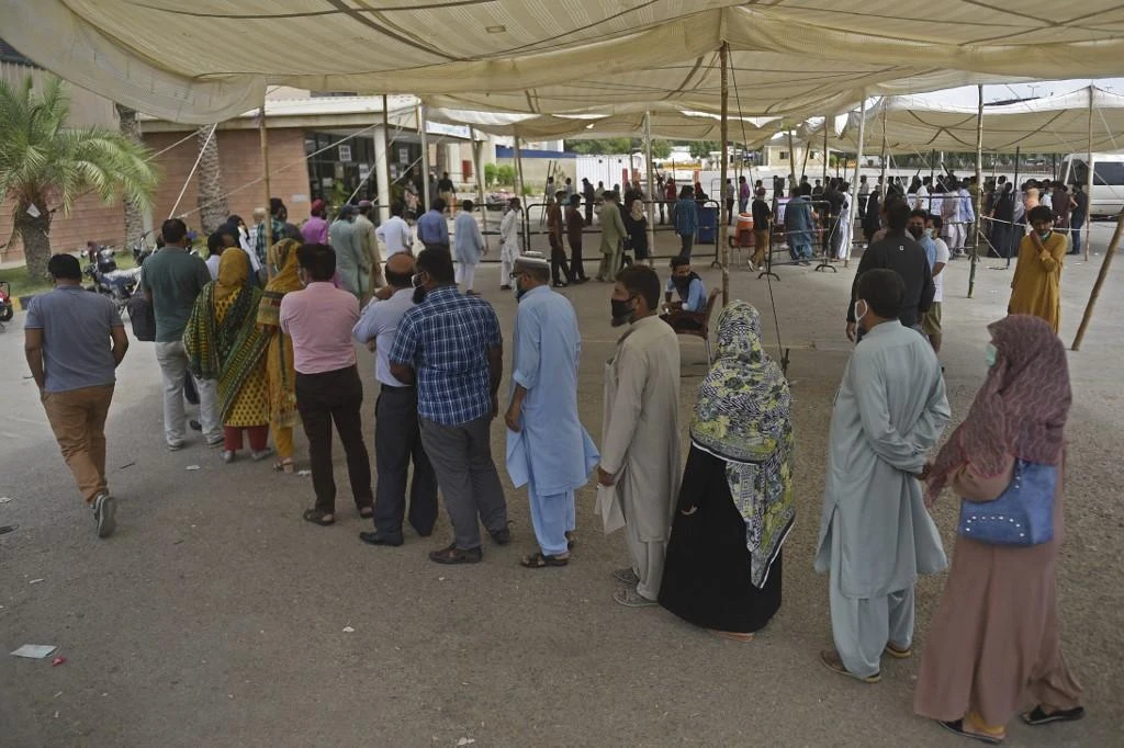 Pakistan faced initial vaccination hesitancy and a shortage of supplies but it started a mass vaccination campaign late last month. (File/AFP)