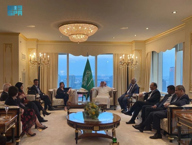 Saudi UN envoy hosts farewell party for Jordanian counterpart