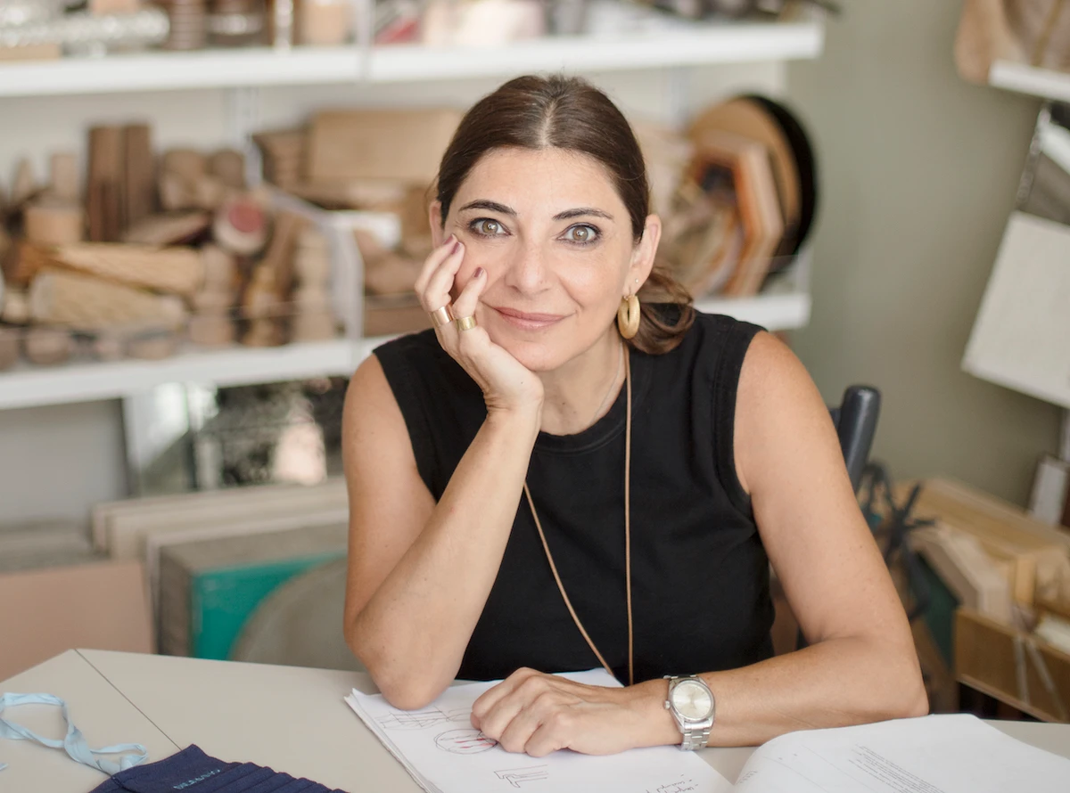 Debs’ latest work is made of glass from the Beirut Port explosion. (Supplied)