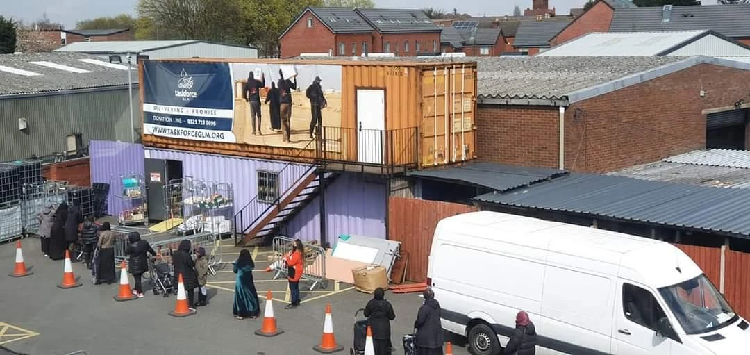 Green Lane Masjid’s Humanitarian Taskforce said it was “more active than ever” during this year’s Ramadan. (@GreenLaneMasjid)