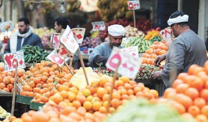 Fruit and vegetables led Egypt’s consumer price increases in May. (Reuters)