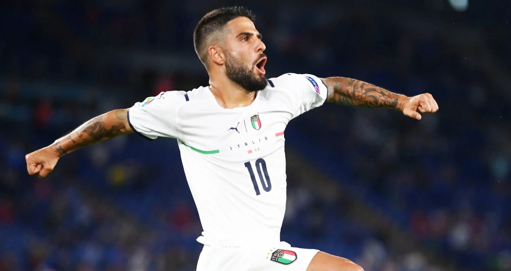 Lorenzo Insigne scored in the second half. (Reuters)