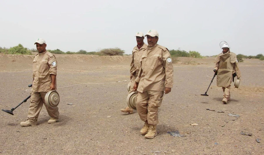 Masam trains local demining engineers, gives them modern equipment and it also helps mine victims. (SPA)