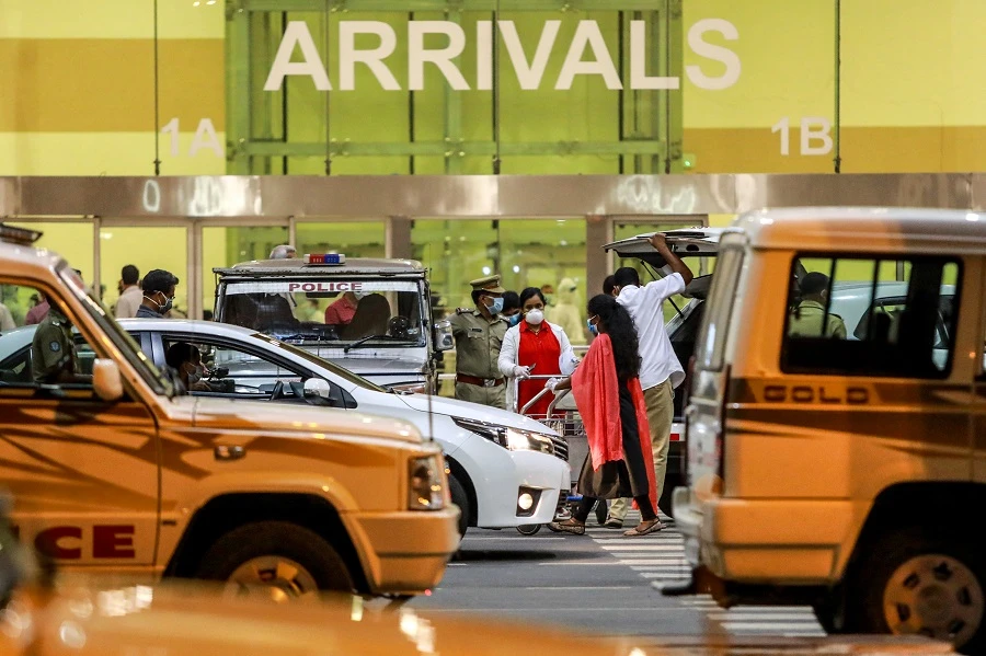 The list only applies to countries passengers are arriving from rather than citizenship. (File/AFP)