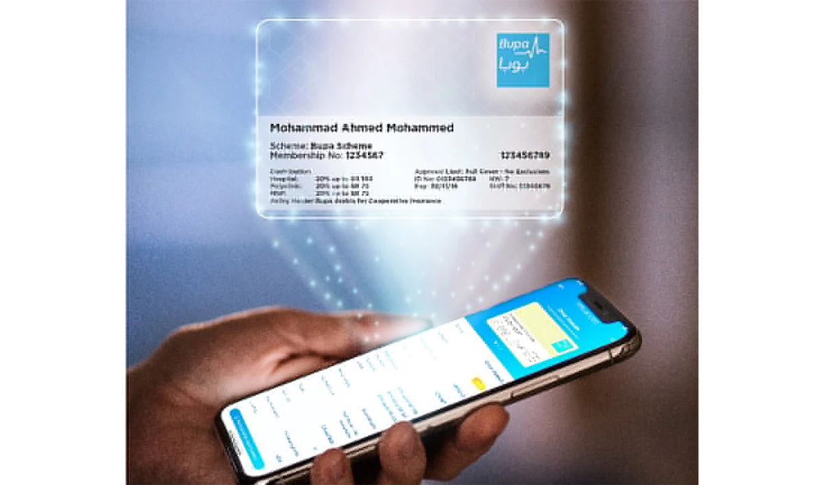 Bupa Arabia’s digital cards have replaced its plastic insurance cards.