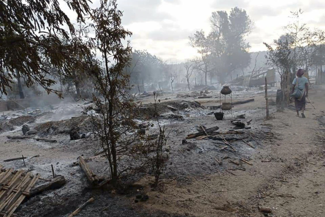 Junta troops burn Myanmar village in escalation of violence