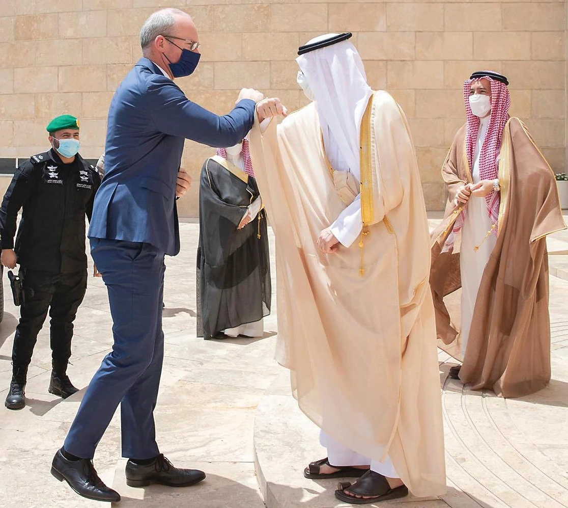 Saudi minister of state for foreign affairs meets with Ireland’s FM