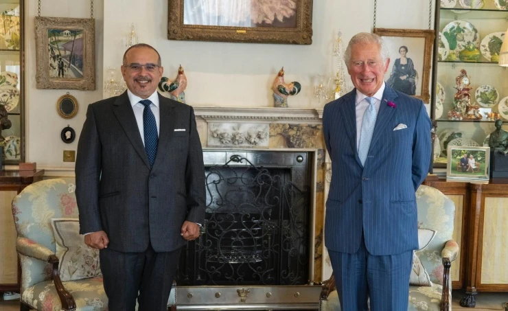 Bahrain crown prince discusses Middle East security with UK PM Johnson