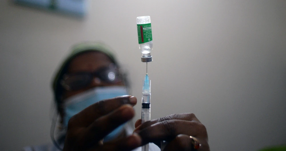 Only 2.6 percent of the country’s 166 million people has been vaccinated so far. (AFP/File)