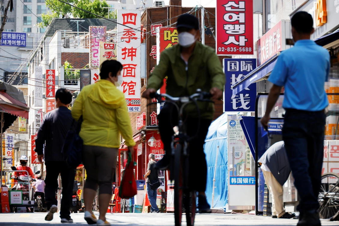 Over 27 percent of its 52 million of the South Korean population have been inoculated with at least one dose of a coronavirus vaccine. (Reuters)