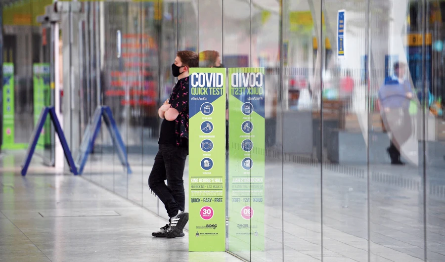 Britain’s business lobby predicted on Friday that the economy is on course to reach its pre-COVID level by the end of 2021. (AFP)