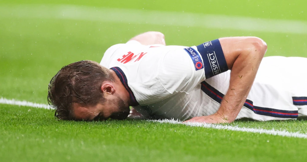 The England captain barely even touched the ball, and yet coach Gareth Southgate persisted with him for 74. (Reuters)