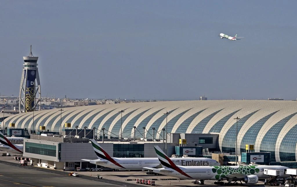 The UAE will suspend travelers from entering the country from Liberia, Sierra Leone and Namibia on national and foreign flights from June 21. (File/AFP)