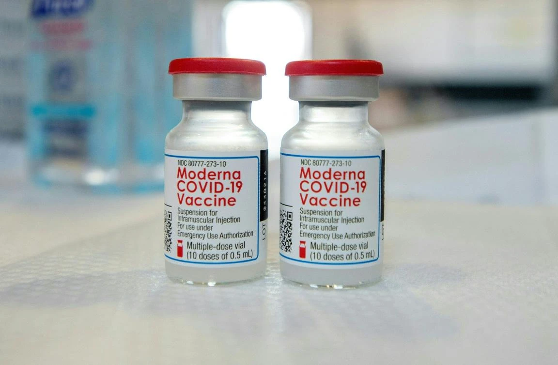 The Moderna vaccine is a COVID‑19 (coronavirus) vaccine developed by Moderna, the United States National Institute of Allergy and Infectious Diseases (NIAID) and the Biomedical Advanced Research and Development Authority (BARDA). (File/AFP)