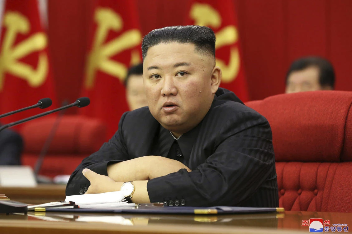 has threatened to bolster his nuclear deterrent and claimed that the fate of diplomacy and bilateral relations depended on Washington. (Korean Central News Agency/Korea News Service via AP)