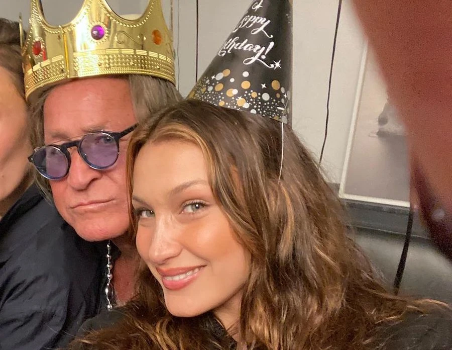 Bella Hadid shared photos of her father, US-Palestinian real estate mogul Mohamed Hadid. Instagram
