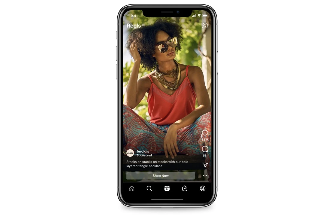 Reels will allow brands to place ads between user content. (Supplied)