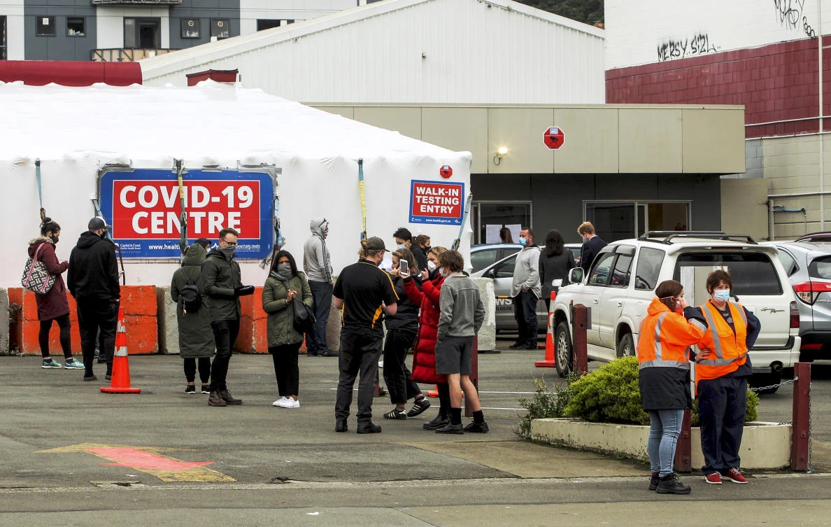 Authorities were asking people at more than a dozen locations to self-isolate for two weeks and get tested. (AP)