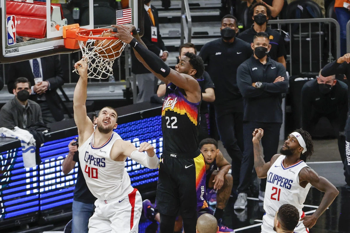 Suns sink Clippers with last-gasp Ayton dunk in see-saw thriller, take 2-0 lead in NBA West finals