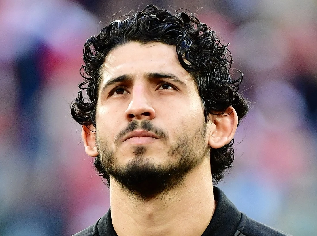 Al-Ittihad’s Ahmed Hegazi joins Egypt’s Olympic squad. (File/AFP)