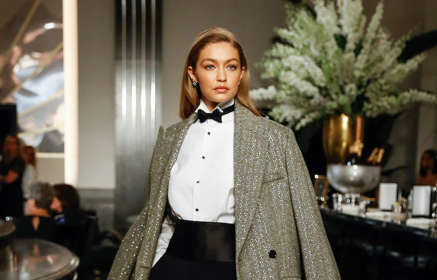 Gigi Hadid, Fai Khadra front Ralph Lauren fragrance