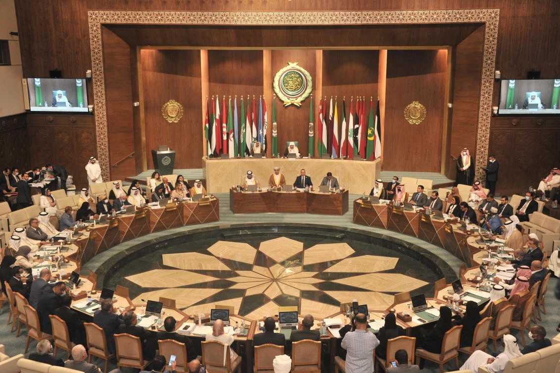 Dr. Abdullah Al-Asheikh, speaker of the Saudi Shoura Council, at the Arab Parliament in Cairo. (SPA)