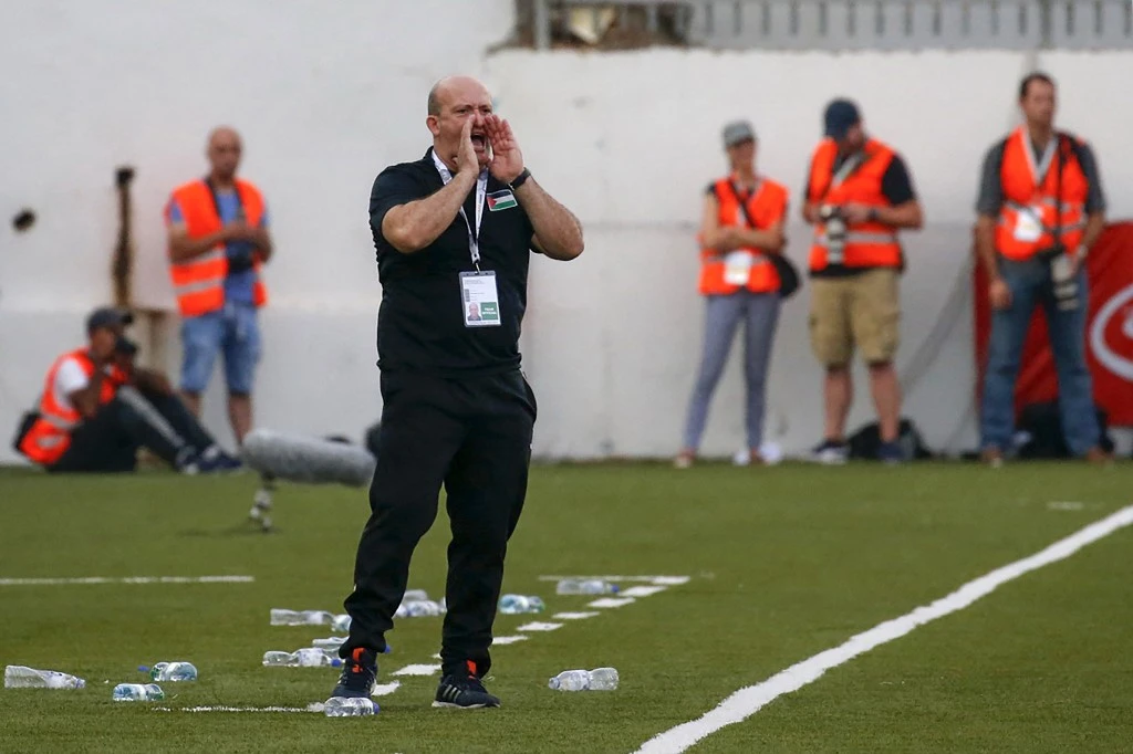 Noureddine Ould Ali led Palestine for three years from April 2018 to April 2021. (AFP)