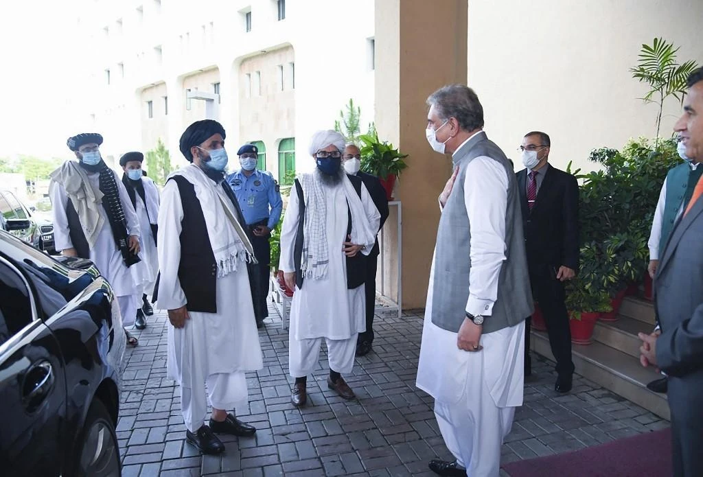 Pakistan’s FM said that his country would shut its border to Afghanistan if the Taliban takes control of it. (File/AFP)