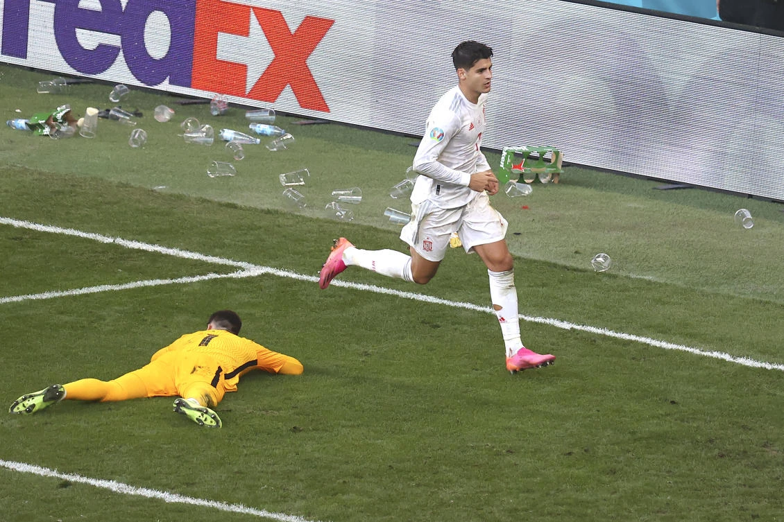 Morata scores as Spain beats Croatia 5-3 in extra time