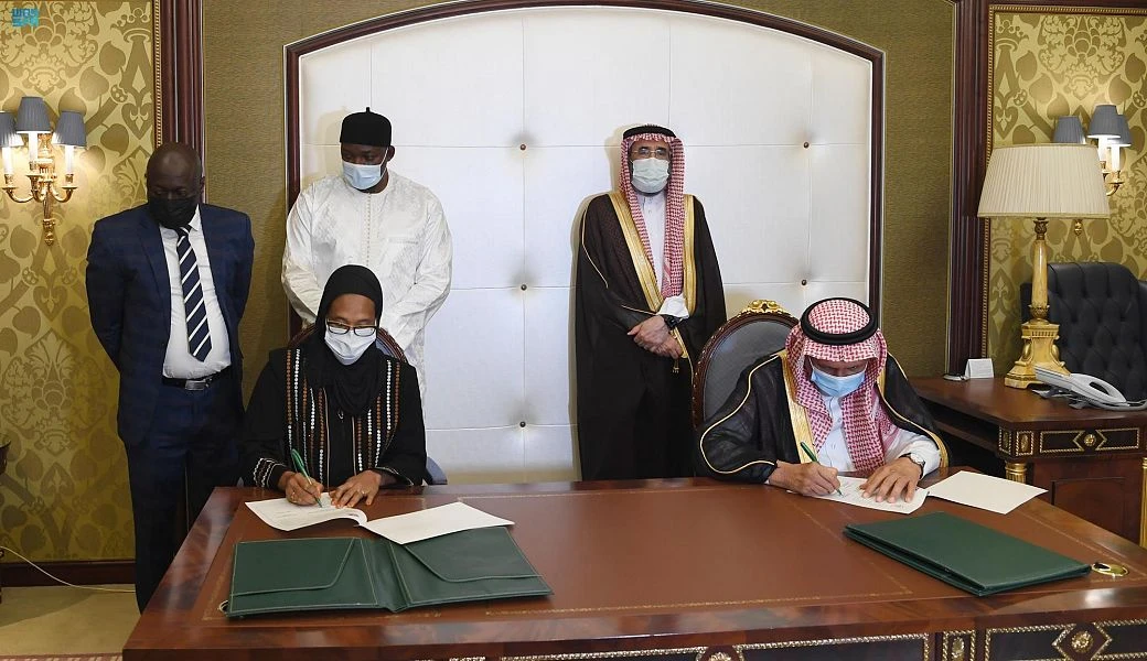 Gambian president opens embassy in Riyadh