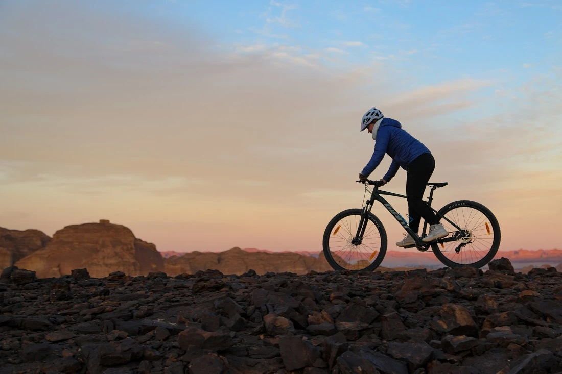 The number of cycling rails and tracks are set to grow in AlUla over the coming years. (RCU)