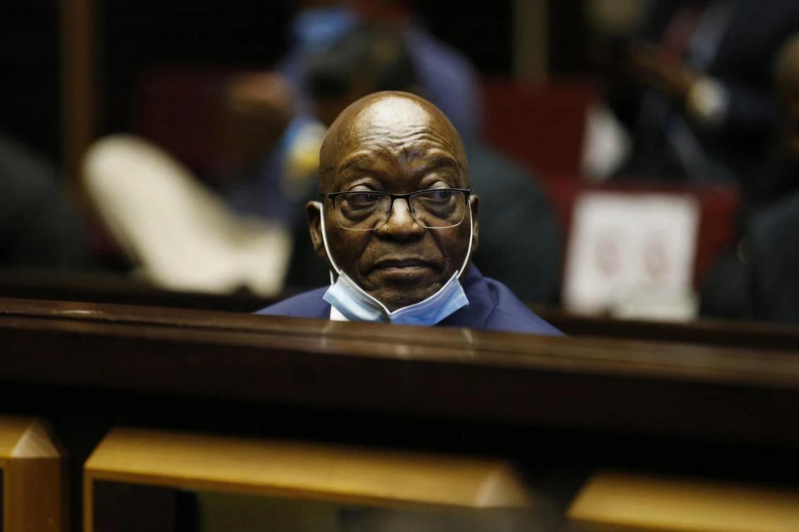 South African court orders ex-president to jail for contempt