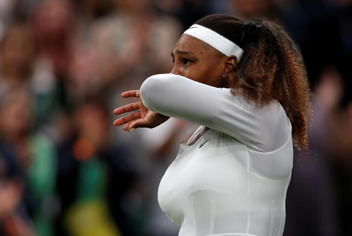 Serena Williams retires in tears from Wimbledon first round match