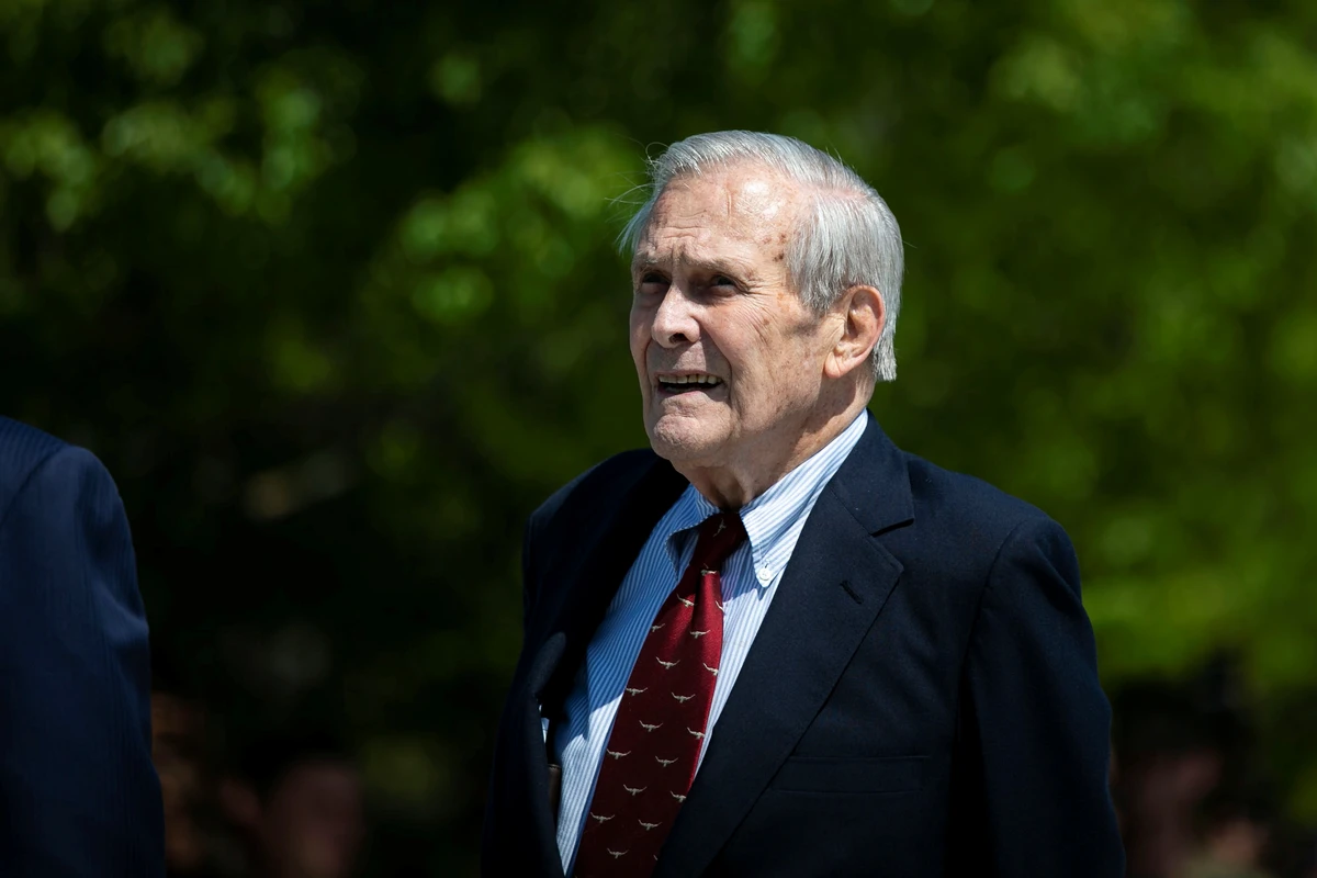 Donald Rumsfeld had a storied career in government under four presidents and nearly a quarter century in corporate America. (Reuters/File Photo)