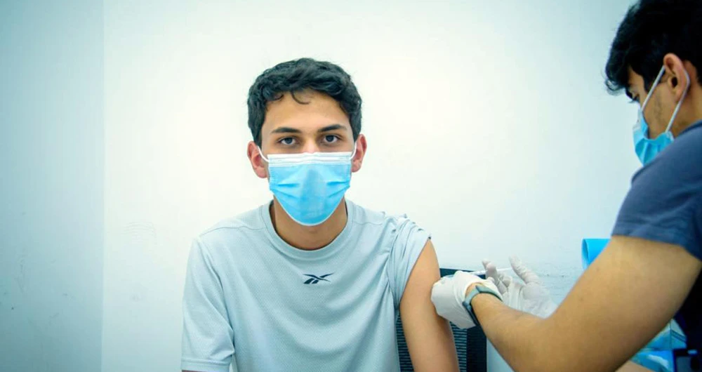 Among the Kingdom’s general population, more than 51.1 percent have received at least one jab. (SPA)