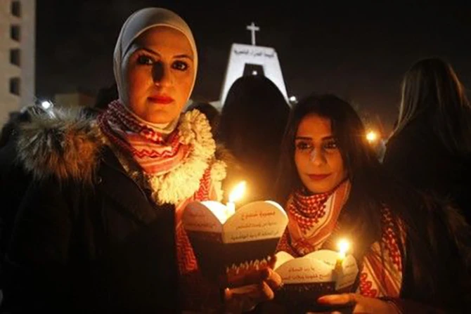 Christian and Muslim demonstration in Amman, Jordan. (AFP/File)