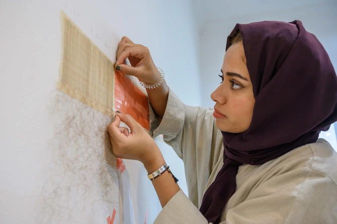 Emirati artist Afra Al-Dhaheri is among the winners of the 2021 Misk Art Grant. (Supplied)