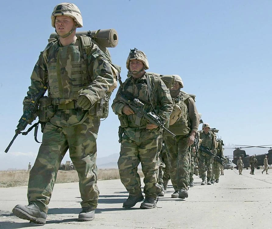 At its peak around 2012, Bagram Airfield saw more than 100,000 US troops pass through its sprawling compound barely an hour’s drive north of the Afghan capital Kabul. (AFP)