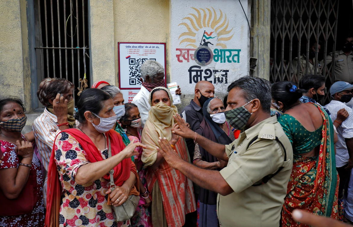 Prime Minister Narendra Modi’s government began a nationwide campaign last week to inoculate all of the country’s adults for free. (Reuters)